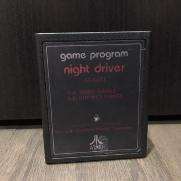 Atari 2600 Night Driver Game with Manual and Case - Picture 2 of 10